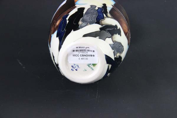 Paul Hilditch for Moorcroft Pottery, a Moorcroft collectors club vase,, decorated in 'chimneys in - Image 3 of 3