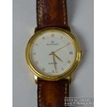 Blancpain Automatic - A gentleman's 18ct yellow gold automatic wrist watch, the circular white