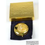 Estee Lauder - Collectable compact, Gemini, decorated with a reserve of two female heads on a moon