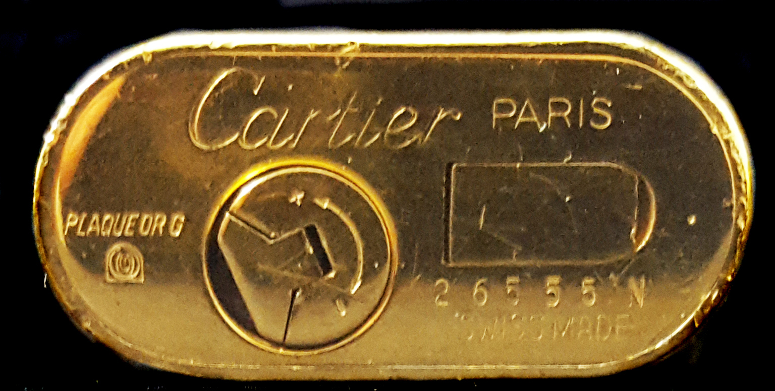 Cartier - A must de Cartier horizontal gold plated lighter marked Cartier Paris 2655N Swiss made - Image 5 of 5