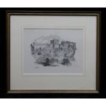Bamburgh Castle - framed and glazed print