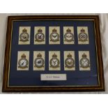 Royal Air Force Interest - John Plater & Sons, framed part set of ten cards