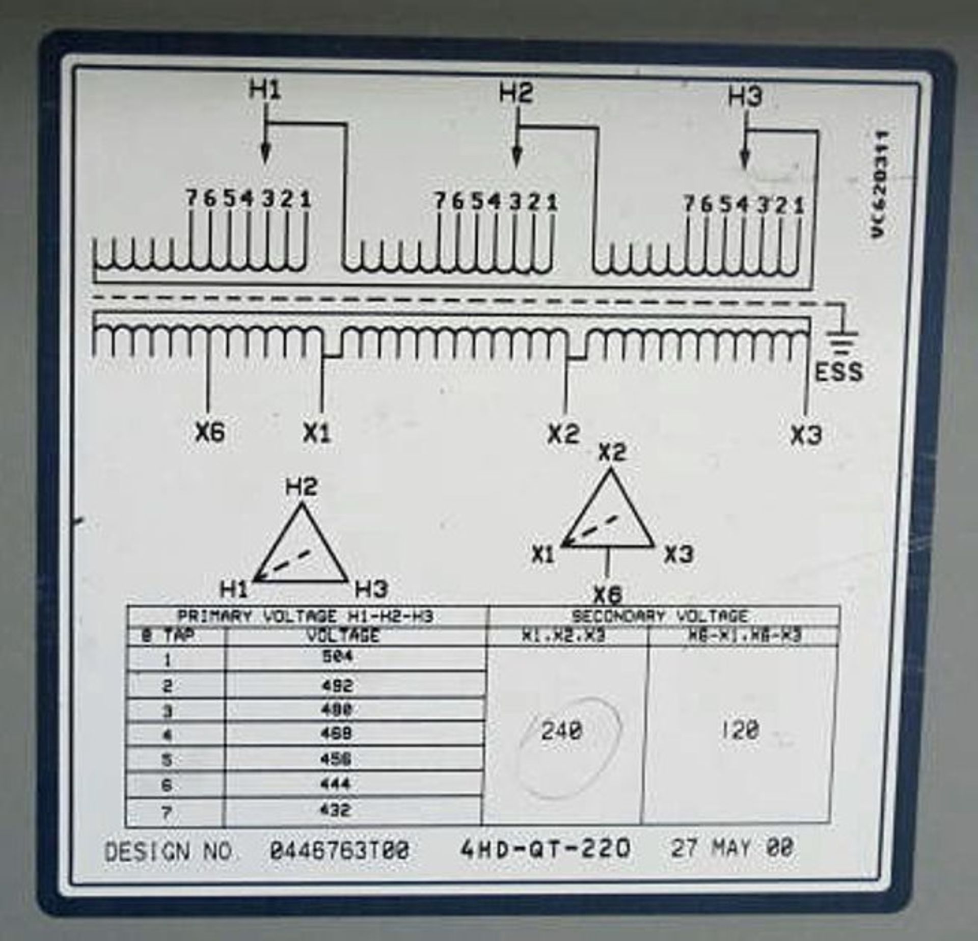 HEVI DUTY 45 KVA TRANSFORMER - Image 4 of 4