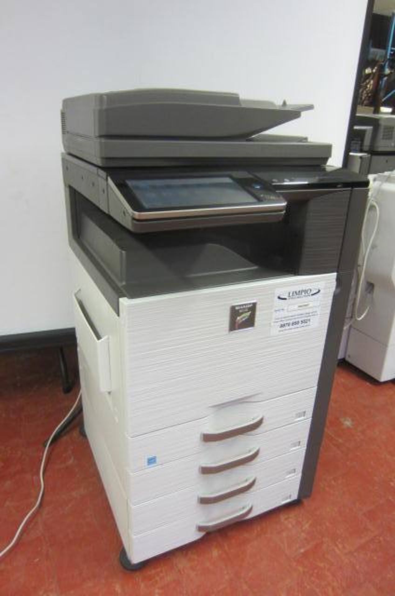 Sharp Digital Colour Copier/Printer/Scanner with Document Feeder, Model MX5141N, Serial Number - Image 8 of 9