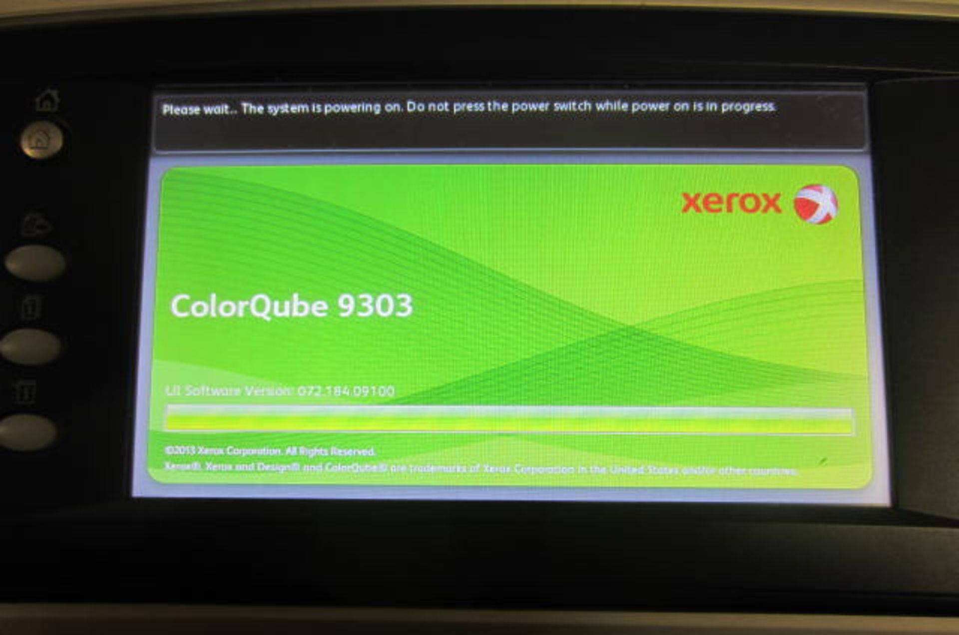 Xerox ColorQube 9303 Digital Colour Copier/Printer with Duplex Auto Document Feeder, Serial Number - Image 6 of 7