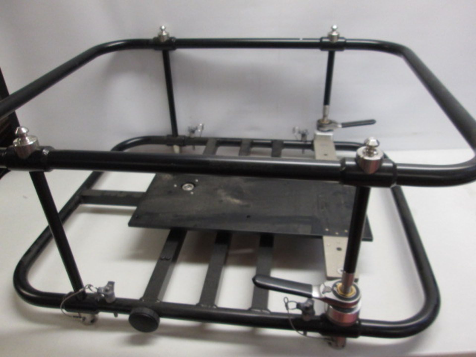 Bespoke Adjustable Projector Cradle. (Believed to be used with the Panasonic PT-DZ870).