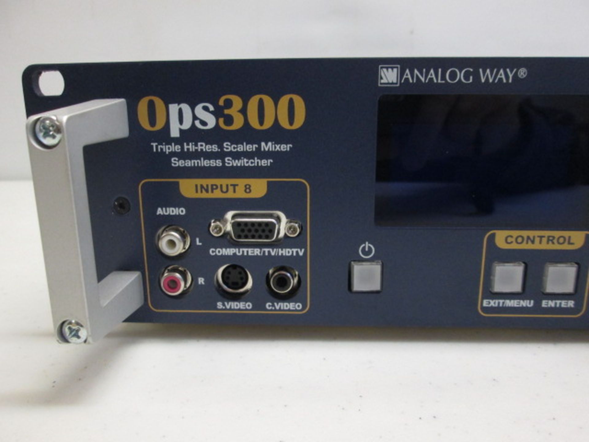 Analog Way Ops300, Triple High Resolution Mixer and Matrix (12x2) Seamless Switcher, High Resolution - Image 2 of 4