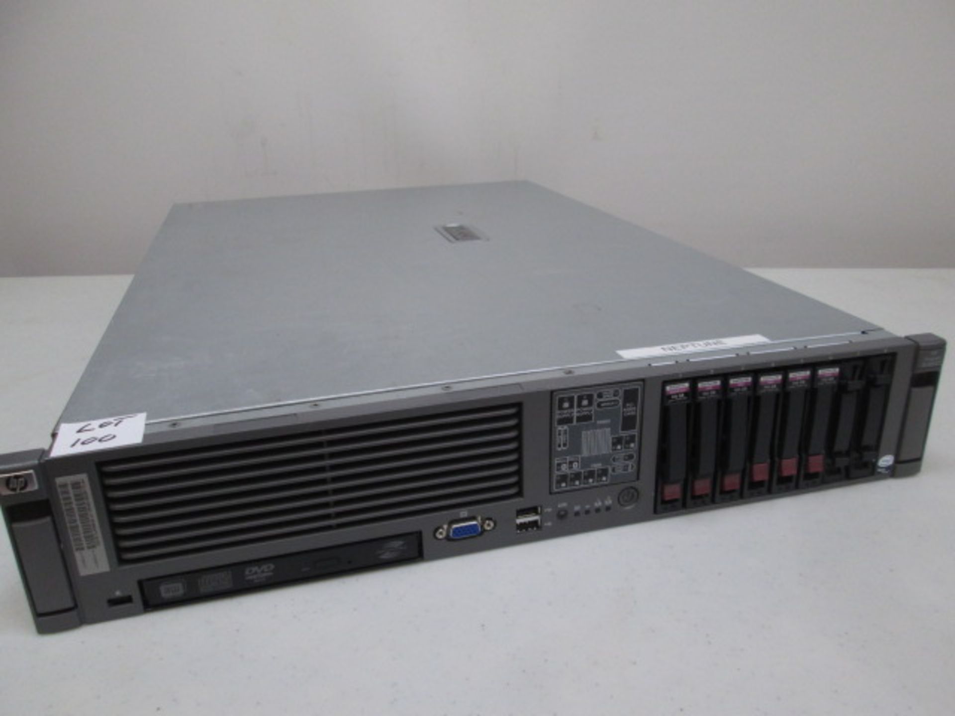 HP Proliant DL380 G5 Rack Mount Server. Intel Xeon CPU E5420 @2.5ghz, 16gb RAM. Hard Drives