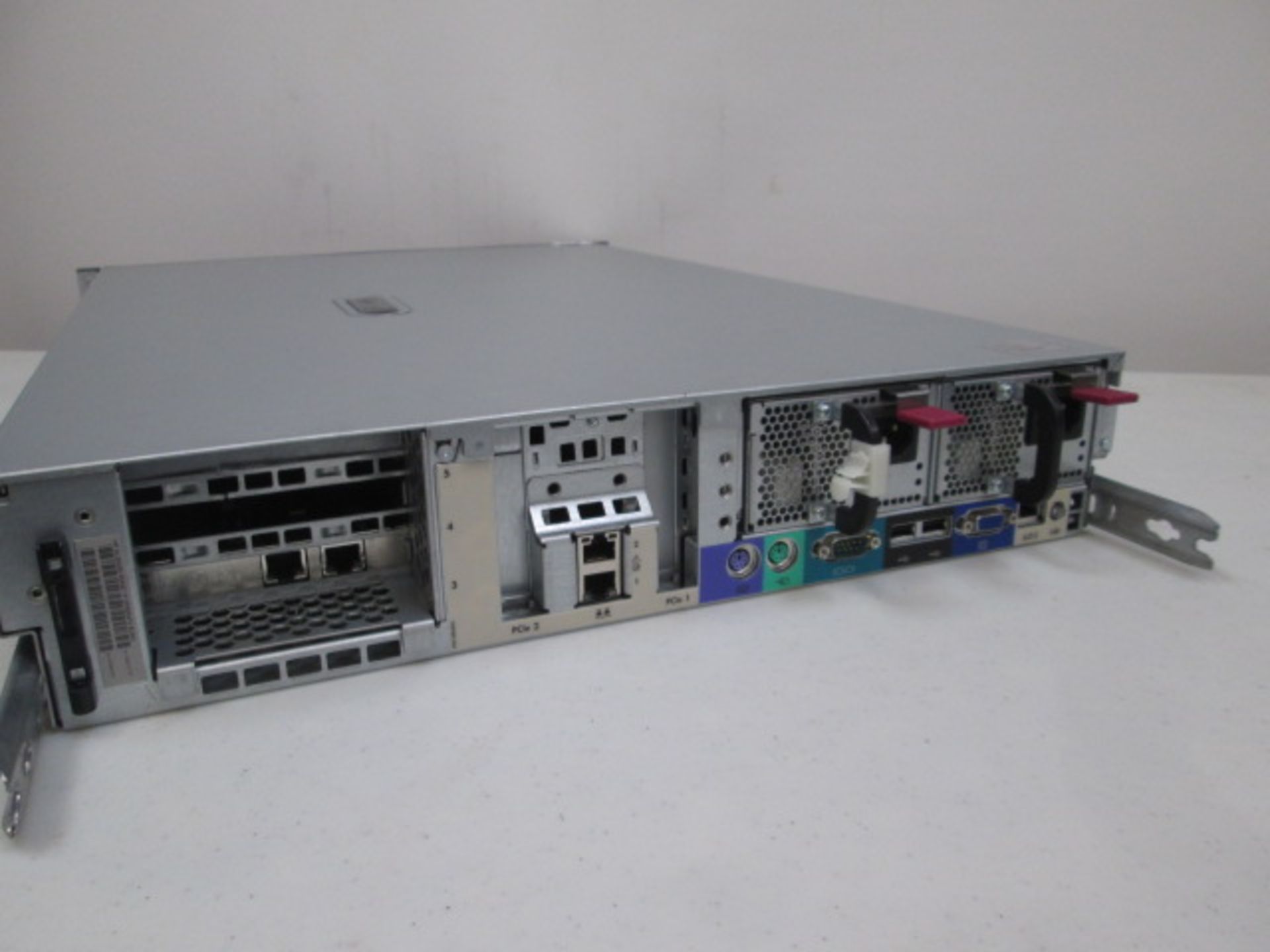 HP Proliant DL380 G5 Rack Mount Server. 2 x Intel Xeon Processors E5420 @ 2.5ghz, 22gb RAM, Hard - Image 4 of 4