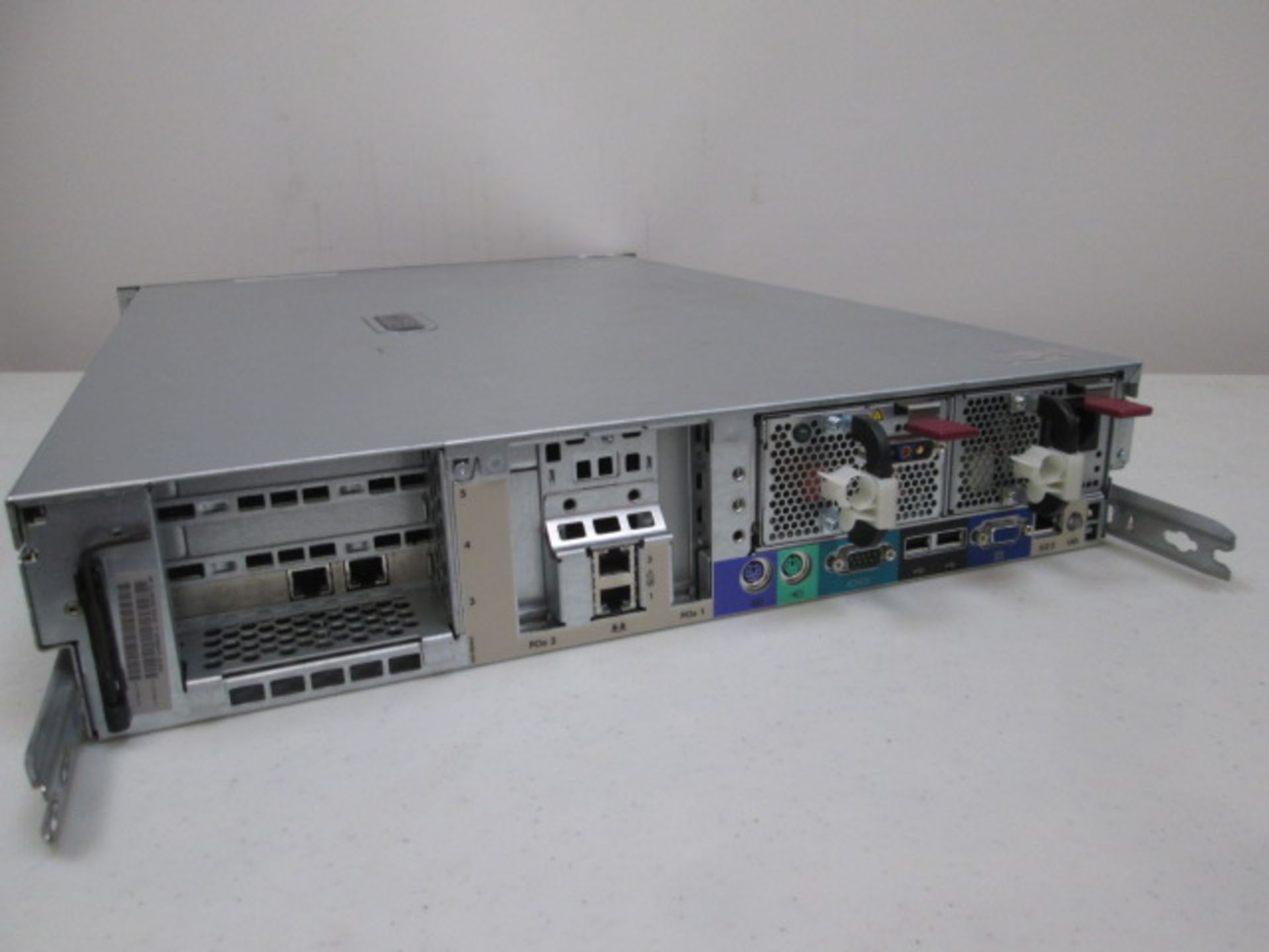 HP Proliant DL380 G5 Rack Mount Server. Intel Xeon CPU E5420 @2.5ghz, 16gb RAM. Hard Drives - Image 4 of 4