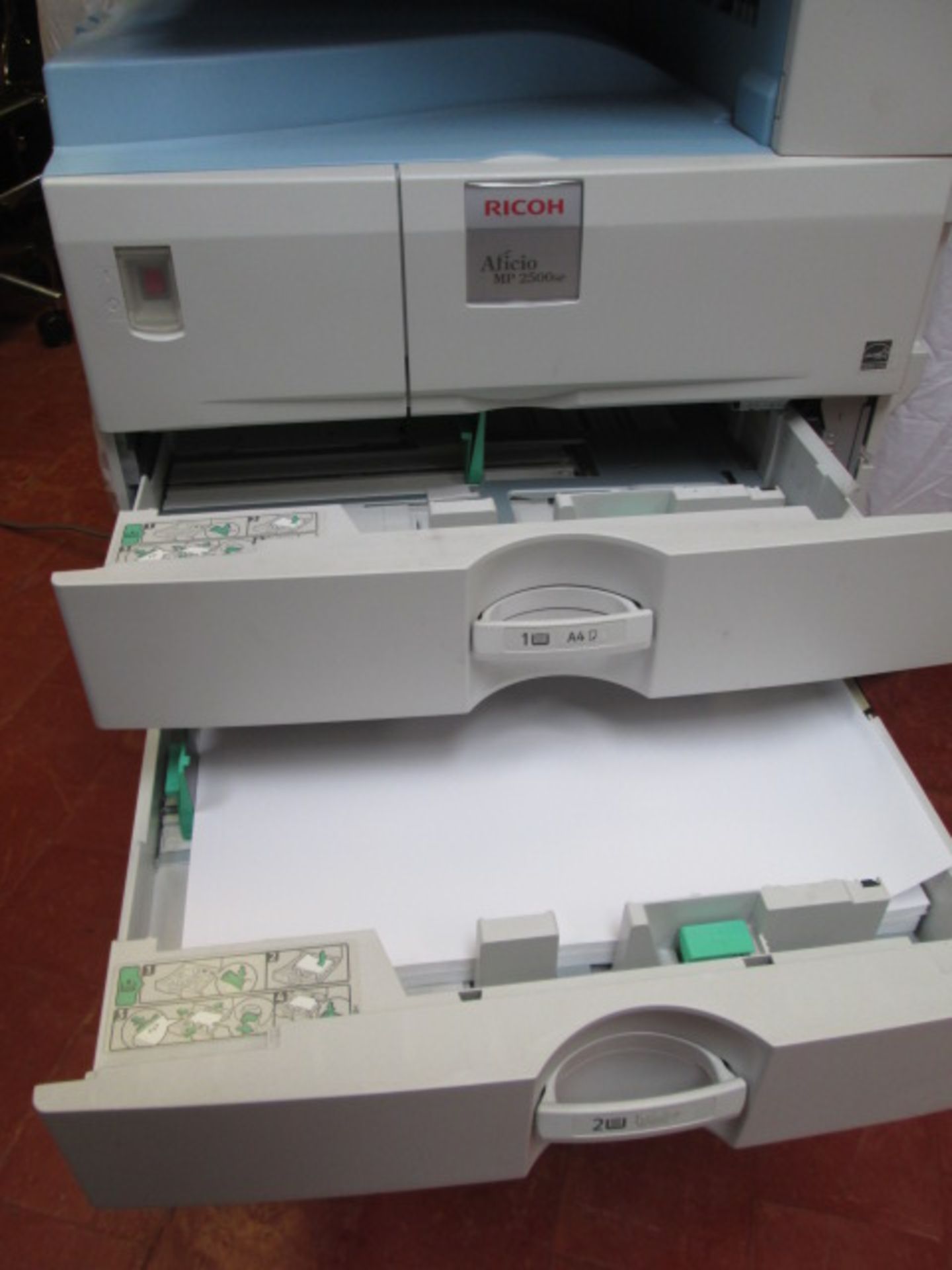 Ricoh Aficio MP-2500SP Mono Photocopier. Copy Count 56055, Serial Number M4472400609. Comes with - Image 5 of 6