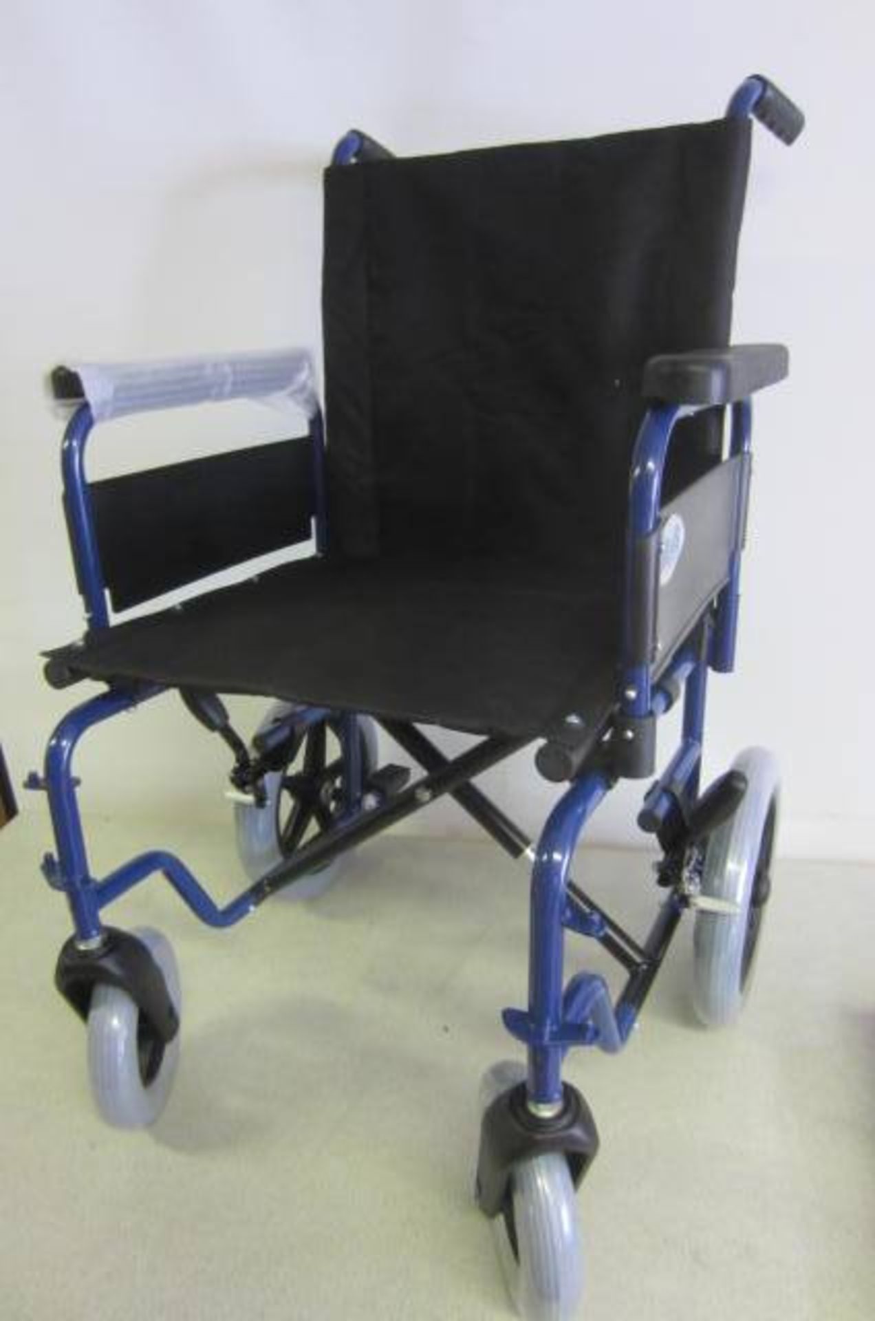 Days Patterson Medical Basic Steel Transit Wheel Chair, Model Equinox 45TR. Ex Display as New. - Image 2 of 2