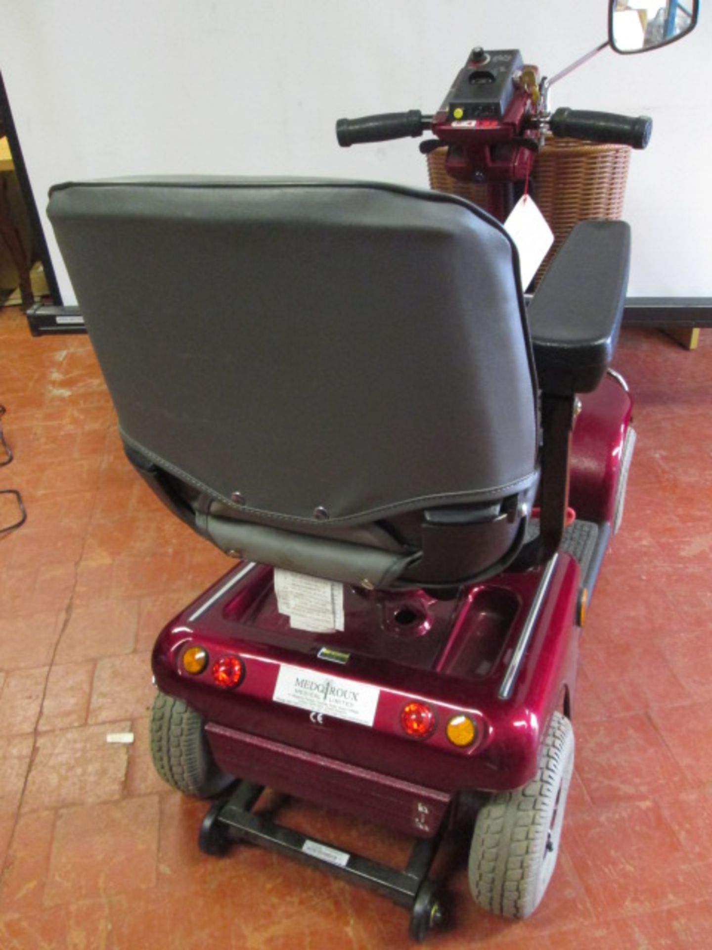 Deluxe Shop Rider Disability Scooter. Comes with Battery Charger & 2 Keys. Batteries may Require - Image 5 of 9