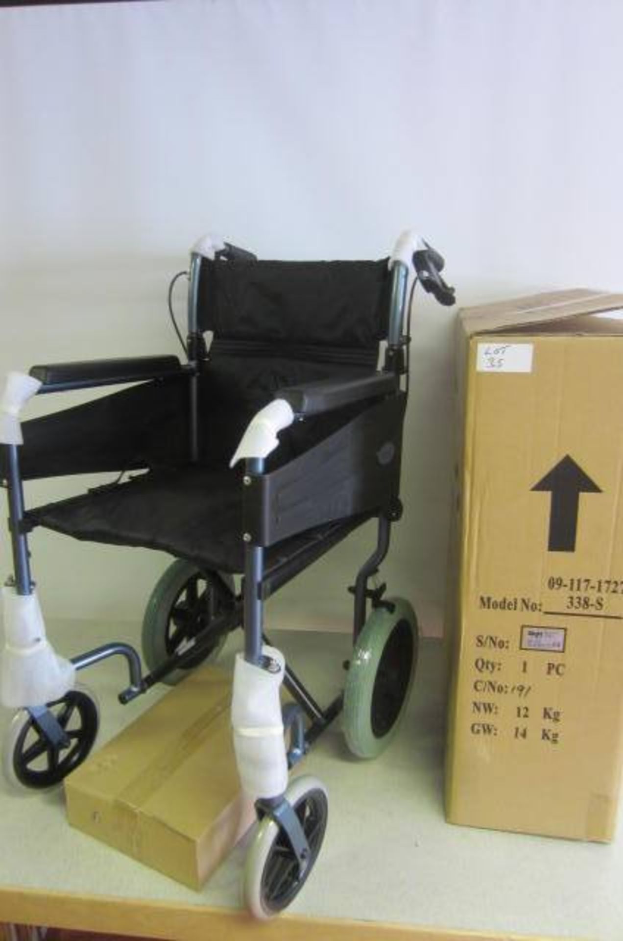 Days Patterson Medical Escape Lite Transit Wheel Chair, Model 338-S. As New In Box. RRP £275.00