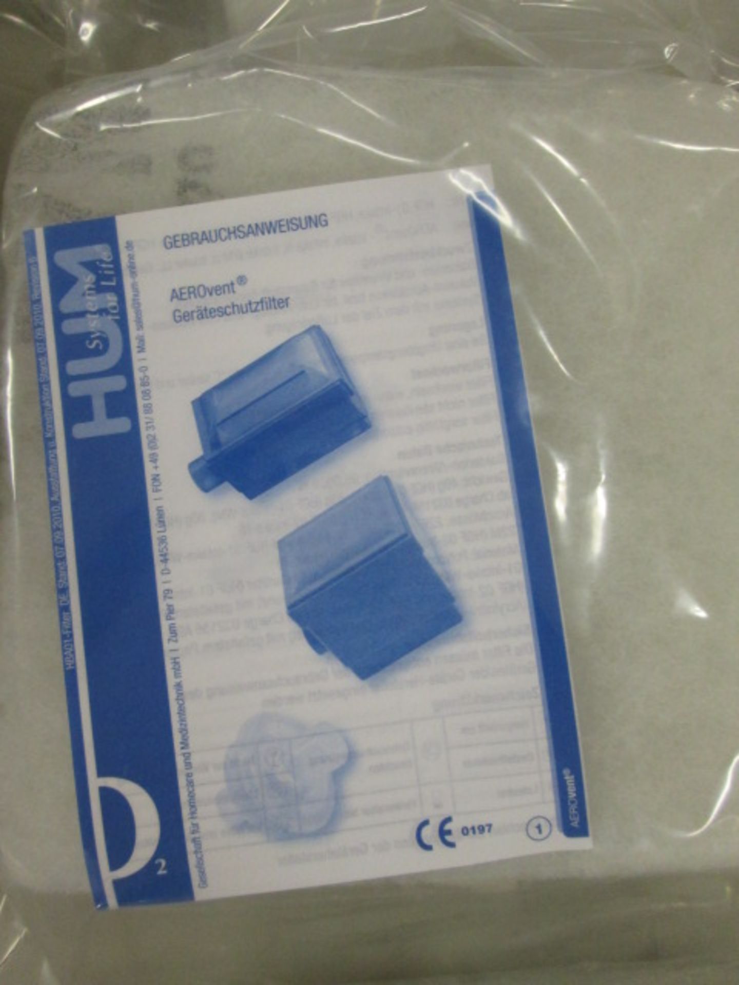 25 x HUM AEROvent Foam GK2 in Packs Of 5 - Image 3 of 3