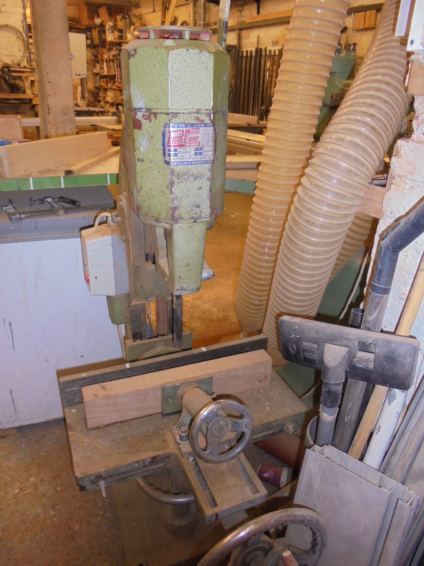 Poole Wood Equip' Chisel Morticer, Type MS-12, S/N 9.9.24