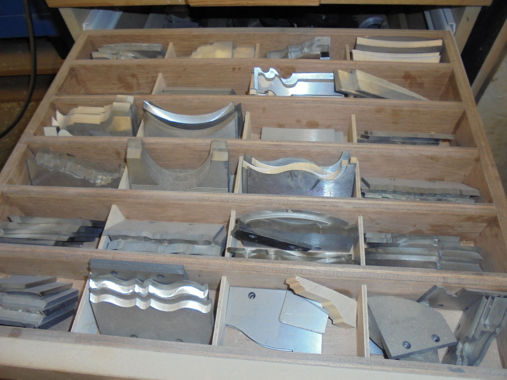 6 Drawer Cabinet Containing Large Quantity of Spindle Moulder Blocks & Cutters (As Viewed) - Image 4 of 5