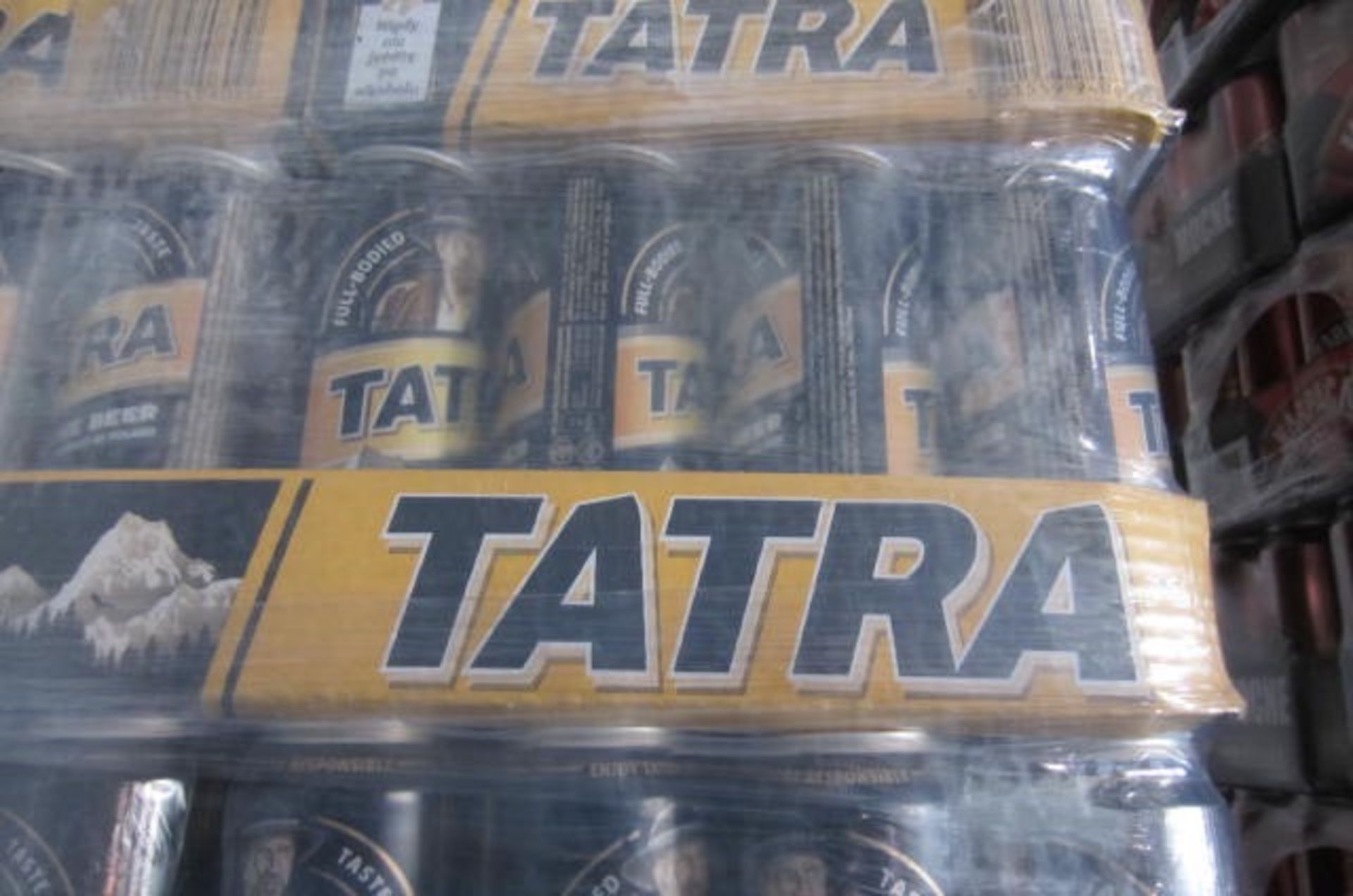 Pallet Containing 63 Cases of 24 x 500ml Cans of Tatra Mocne Beer (Polish) 7% all, Sell by Aug 2016. - Image 2 of 2