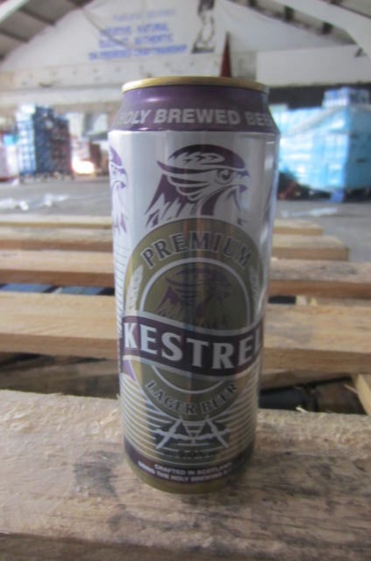 Pallet Containing 88 Cases of 24 x 500ml Cans of Kestrel Lager Beer, 5% all. - Image 2 of 2