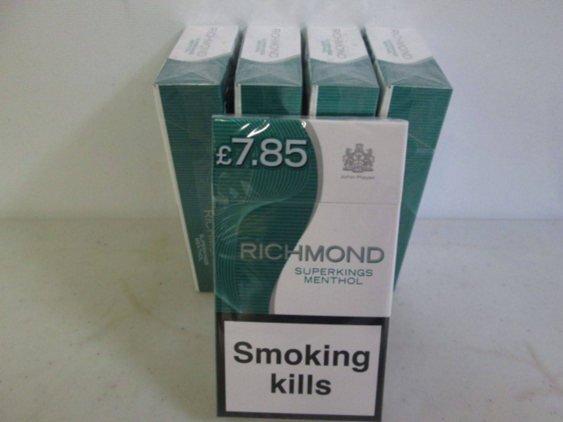 5 x Packets of 19 Richmond Menthol Superkings Cigarettes £ 39.25