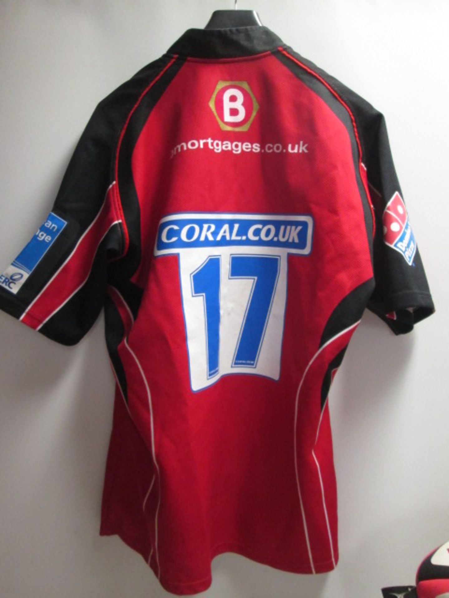 Saracens Kooga Rugby Union Shirt & Gilbert Official Replica Rugby Ball (Size 5). Both Items Signed - Image 8 of 8