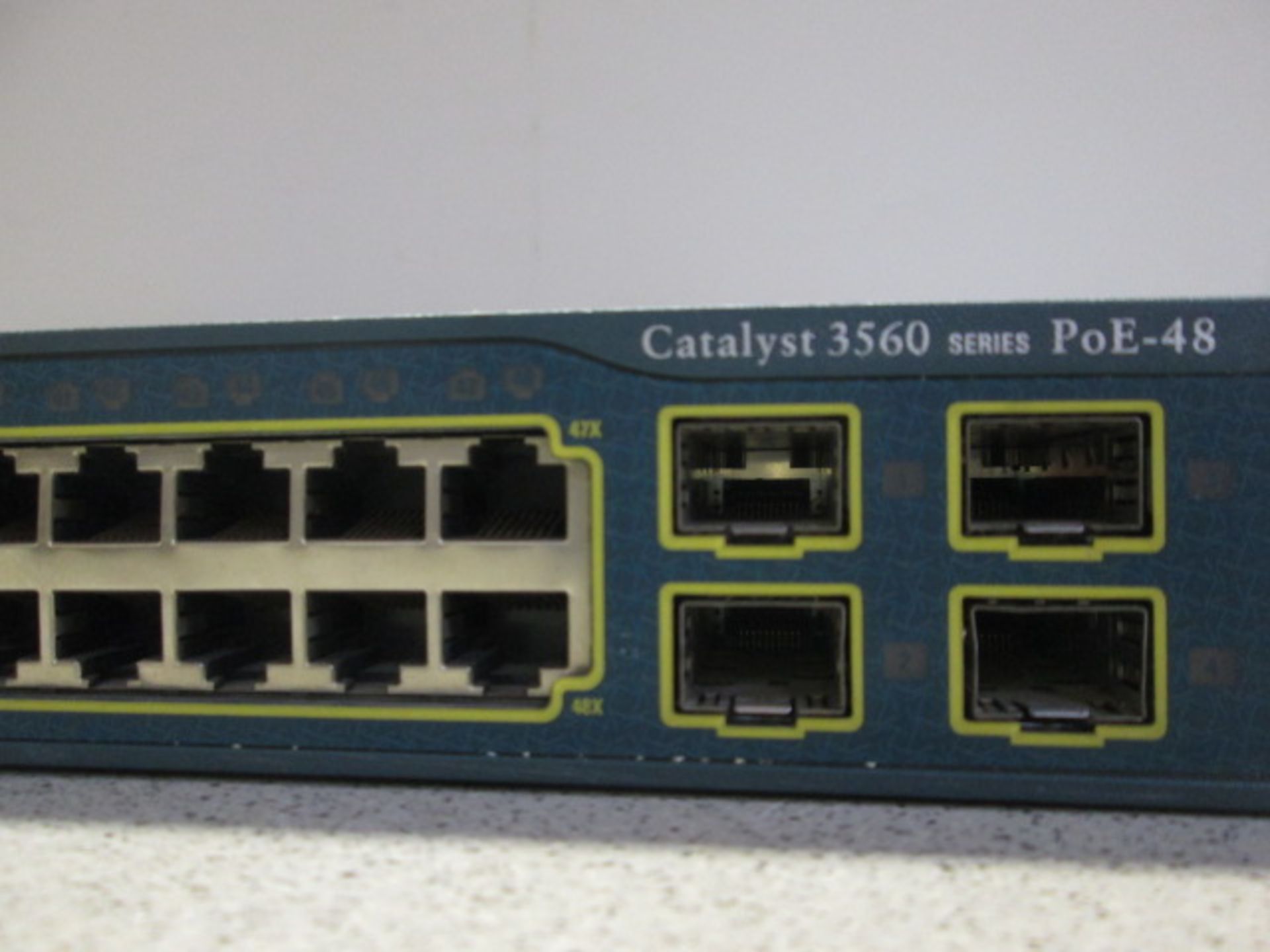 Cisco System 48 Port Switch, Model Catalyst 3560. Comes with Power Supply - Image 4 of 5