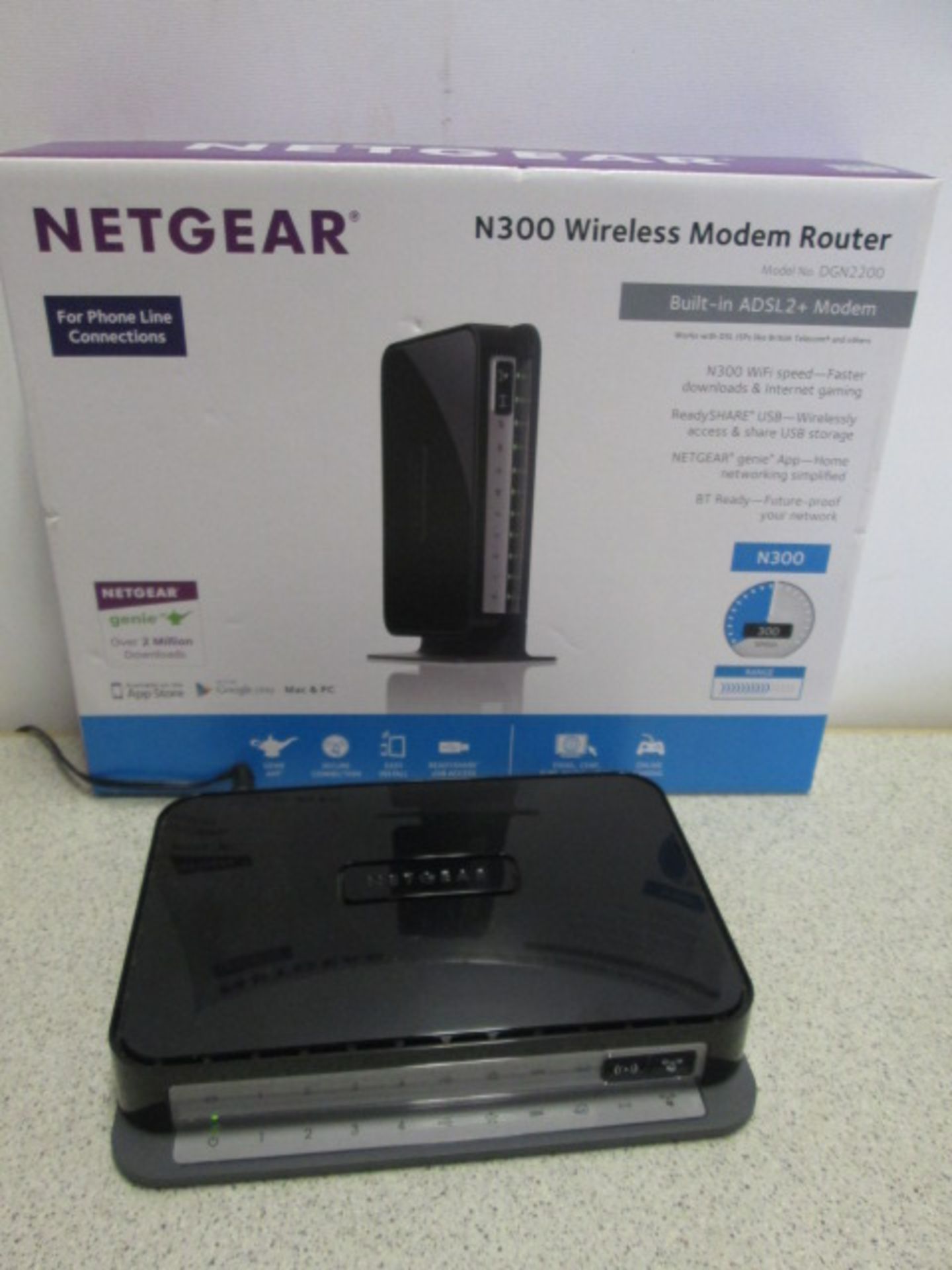 4 x Wireless Routers to Include: 1 x Netgear N300 in Original Box , 1 x Netgear Prosafe N Access - Image 3 of 5