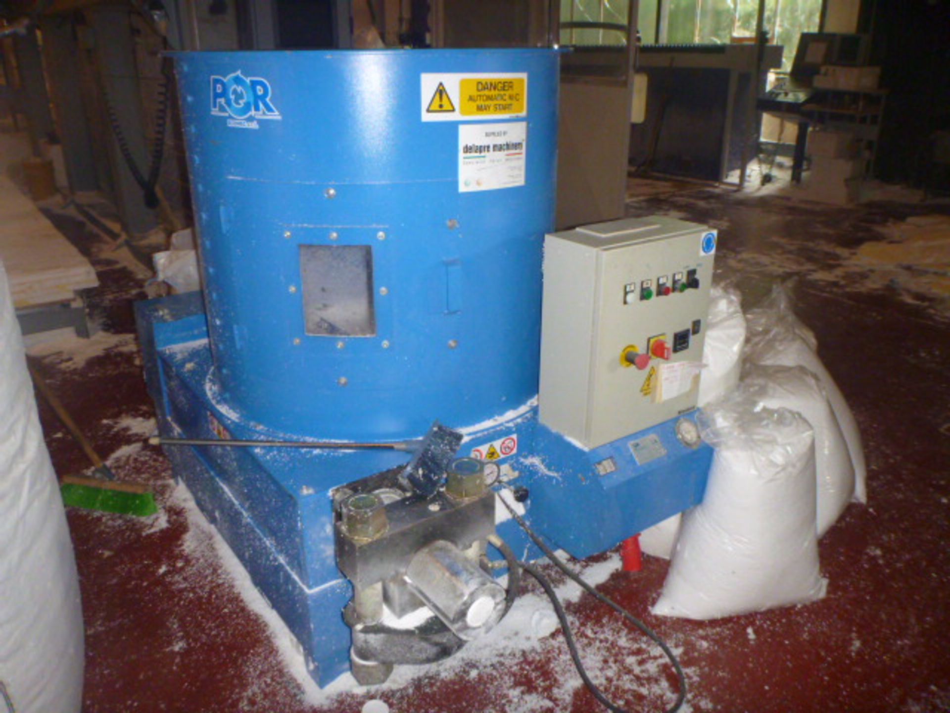 POR Standard Model Briquetting/Compacting Machine. Manufactured by ECOMEC s.r.l. Serial No CE3081,