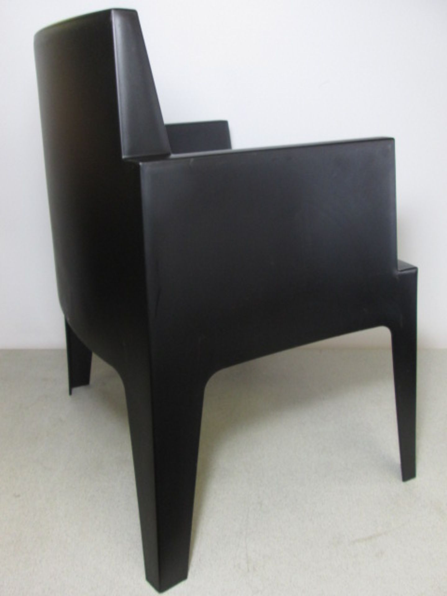 4 x Siesta Recyclable Polypropylene Stacking Outdoor Armchair in Matt Black, Model 058 Box. Comes - Image 7 of 9