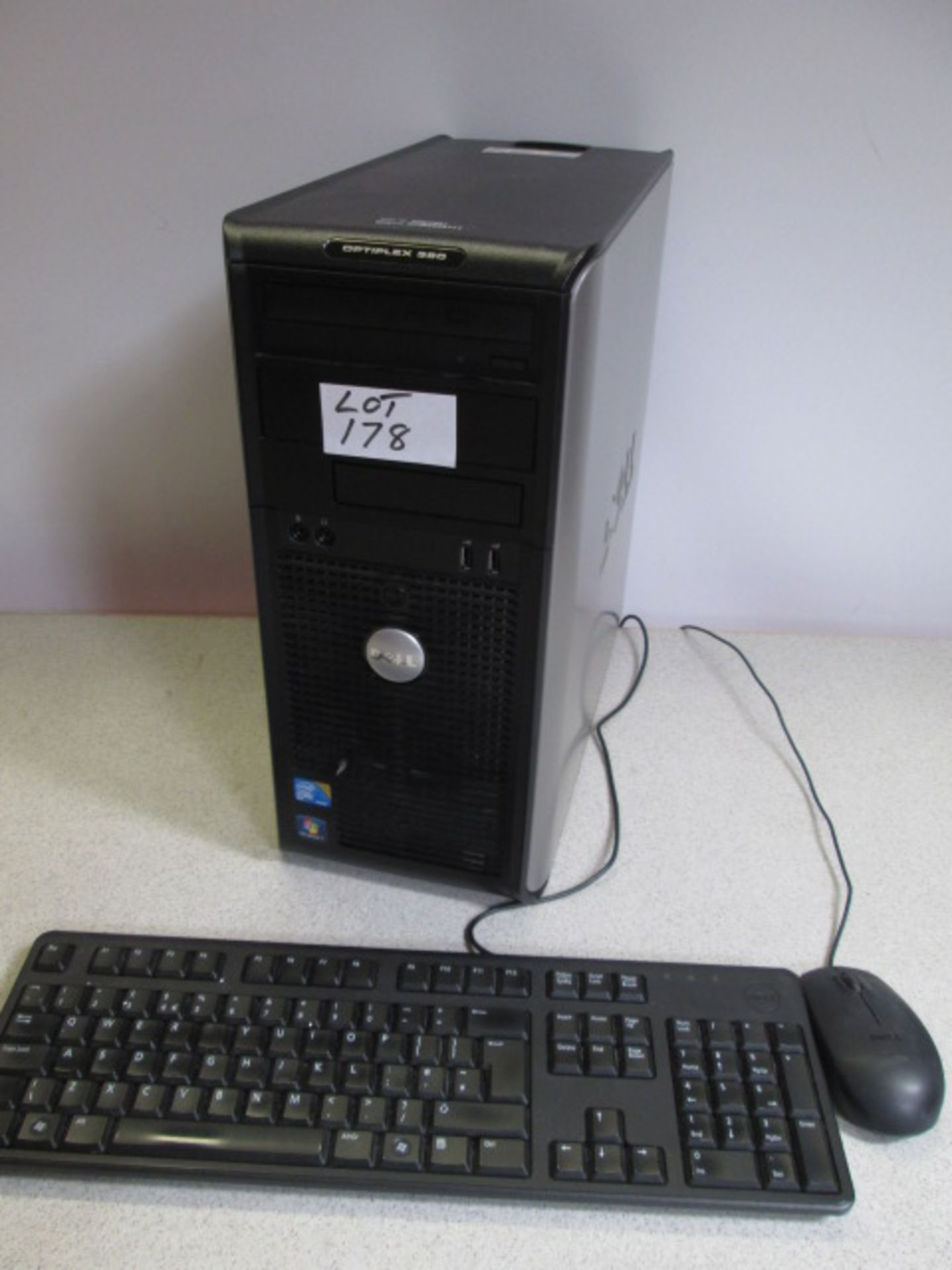 Dell Optiplex 380 PC. Intel Core 2 Duo CPU @ 3 GHz, 4 GB RAM, 280 GB HDD, Windows 7 Pro. Comes