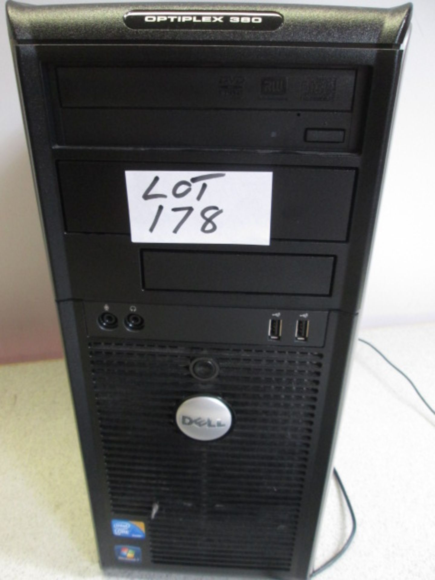 Dell Optiplex 380 PC. Intel Core 2 Duo CPU @ 3 GHz, 4 GB RAM, 280 GB HDD, Windows 7 Pro. Comes - Image 2 of 2