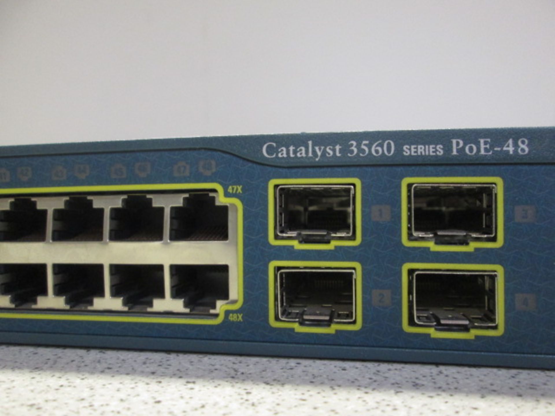 Cisco System 48 Port Switch, Model Catalyst 3560. Comes with Power Supply - Image 3 of 3