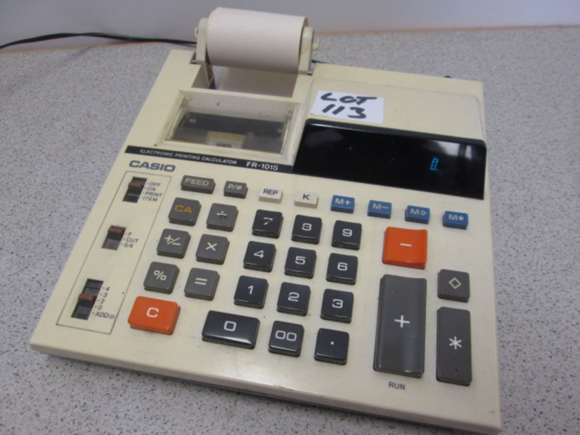 Casio FR-101S Printing Calculator