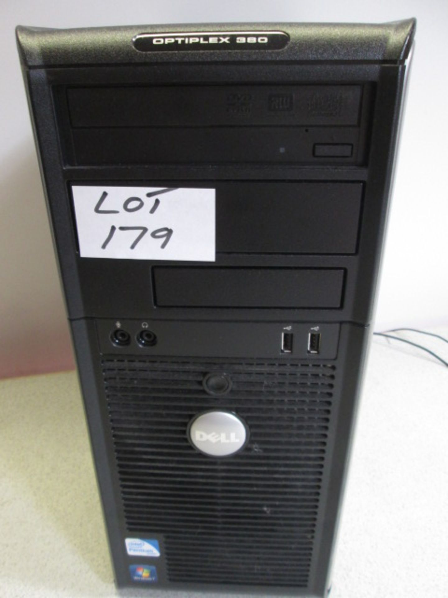 Dell Optiplex 380 PC. Intel Pentium CPU @ 2.8 GHz, 2 GB RAM, 140 GB HDD, Windows 7 Pro. Comes with - Image 2 of 2