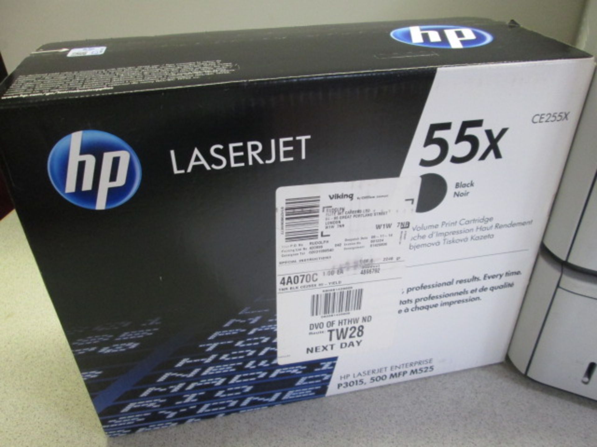 HP Laserjet P3015 Mono Laser Printer. Comes with Power Supply & 1 x Additional Black Toner Cartridge - Image 3 of 5