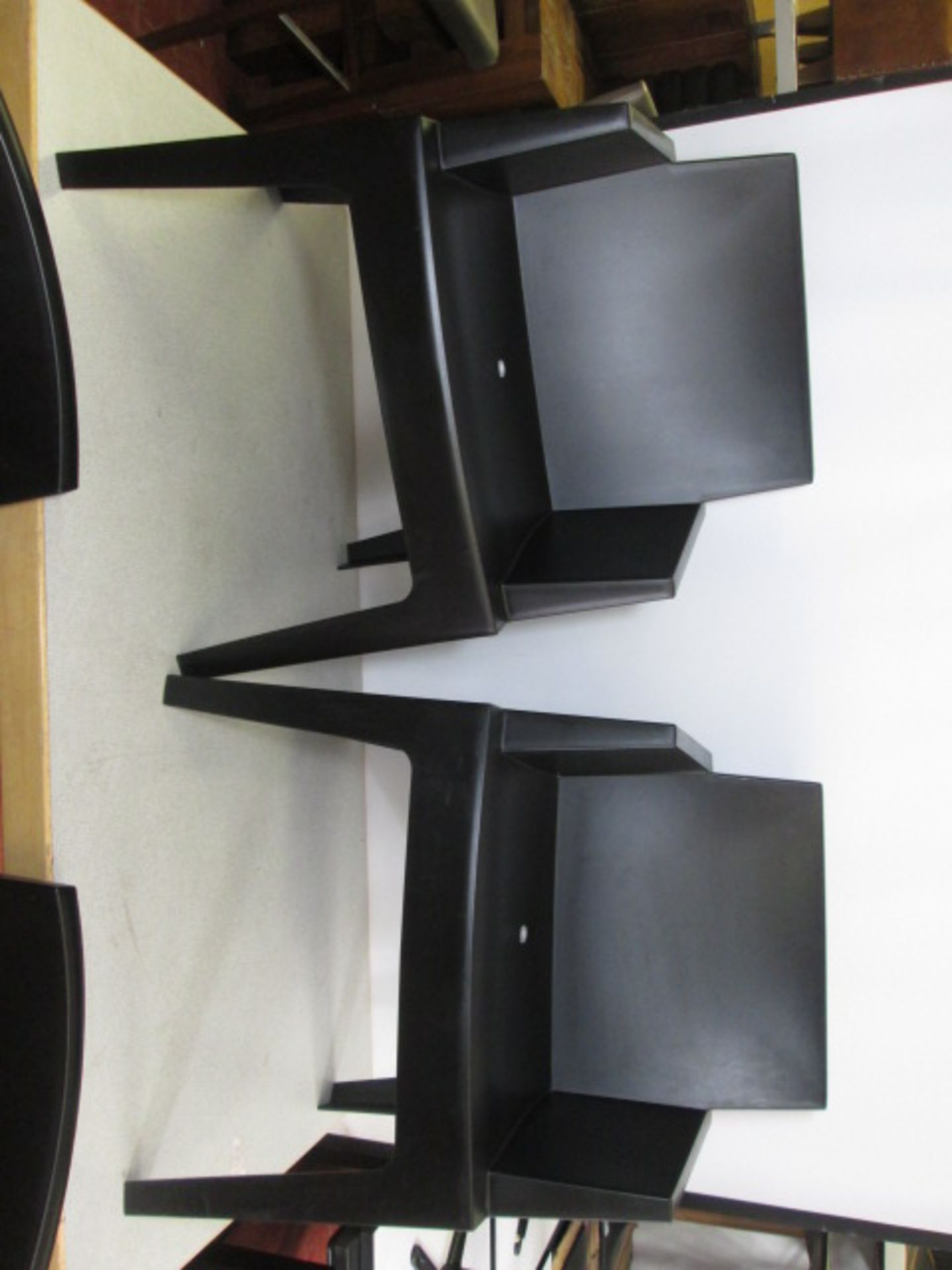 4 x Siesta Recyclable Polypropylene Stacking Outdoor Armchair in Matt Black, Model 058 Box. Comes - Image 2 of 9