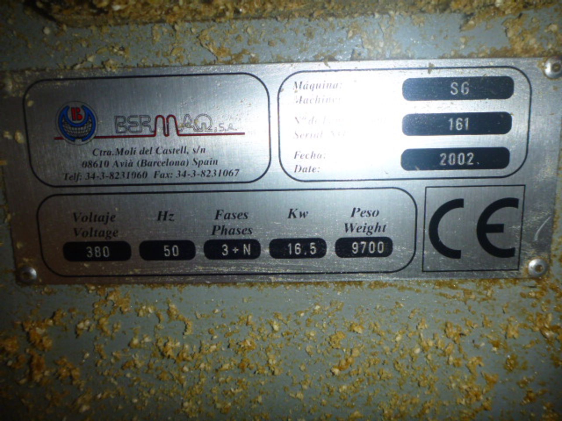 Bermaq SG Gantry 3+2 Axis Router/Carver with Heidenhain iTNC 530 Controls. Serial No 161, Year 2002. - Image 5 of 11