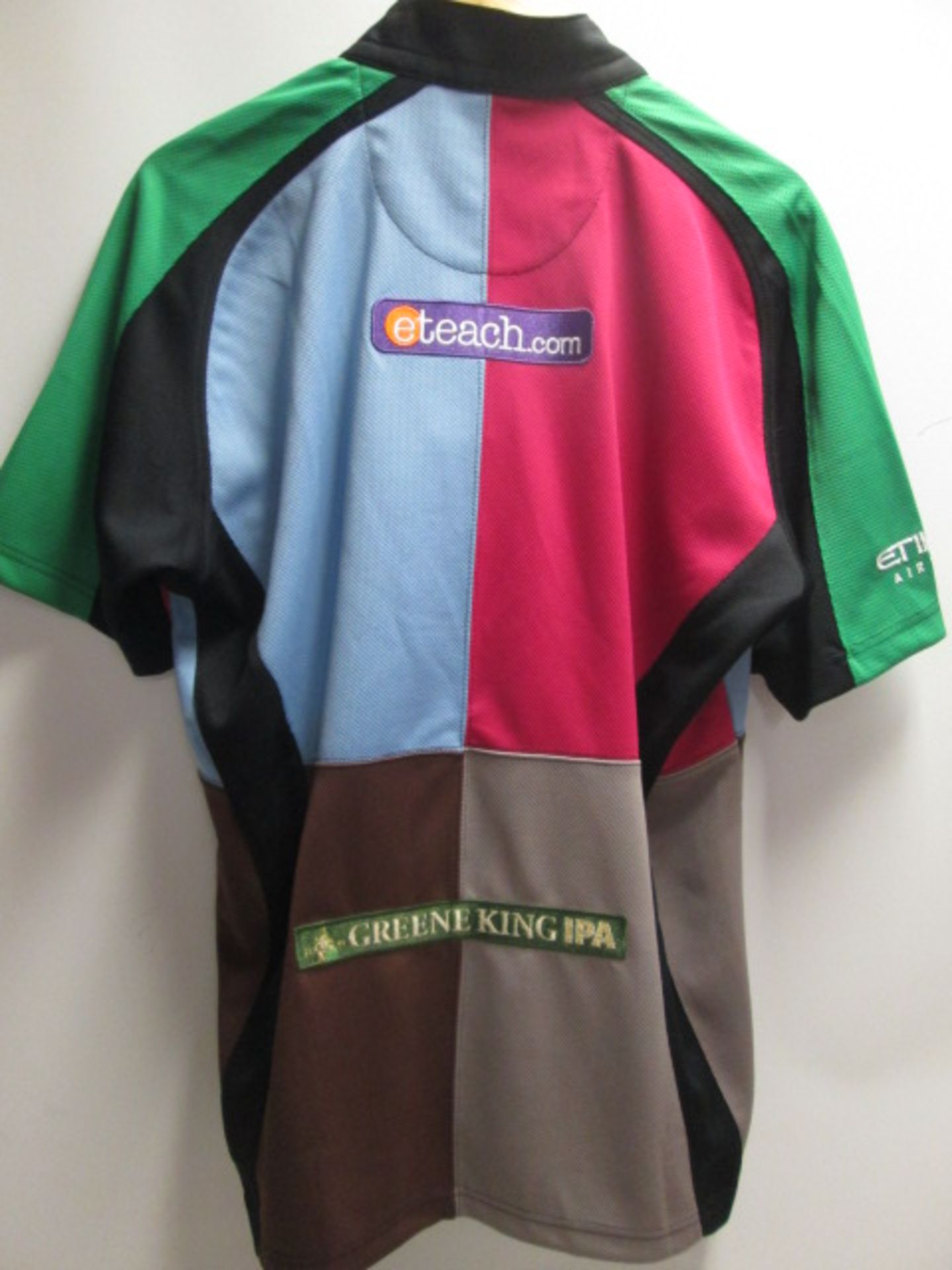 Harlequin's Kooga Rugby Shirt, Signed by the Team. Sponsors Include 'Etihad Airways, eteach.com & - Image 7 of 7