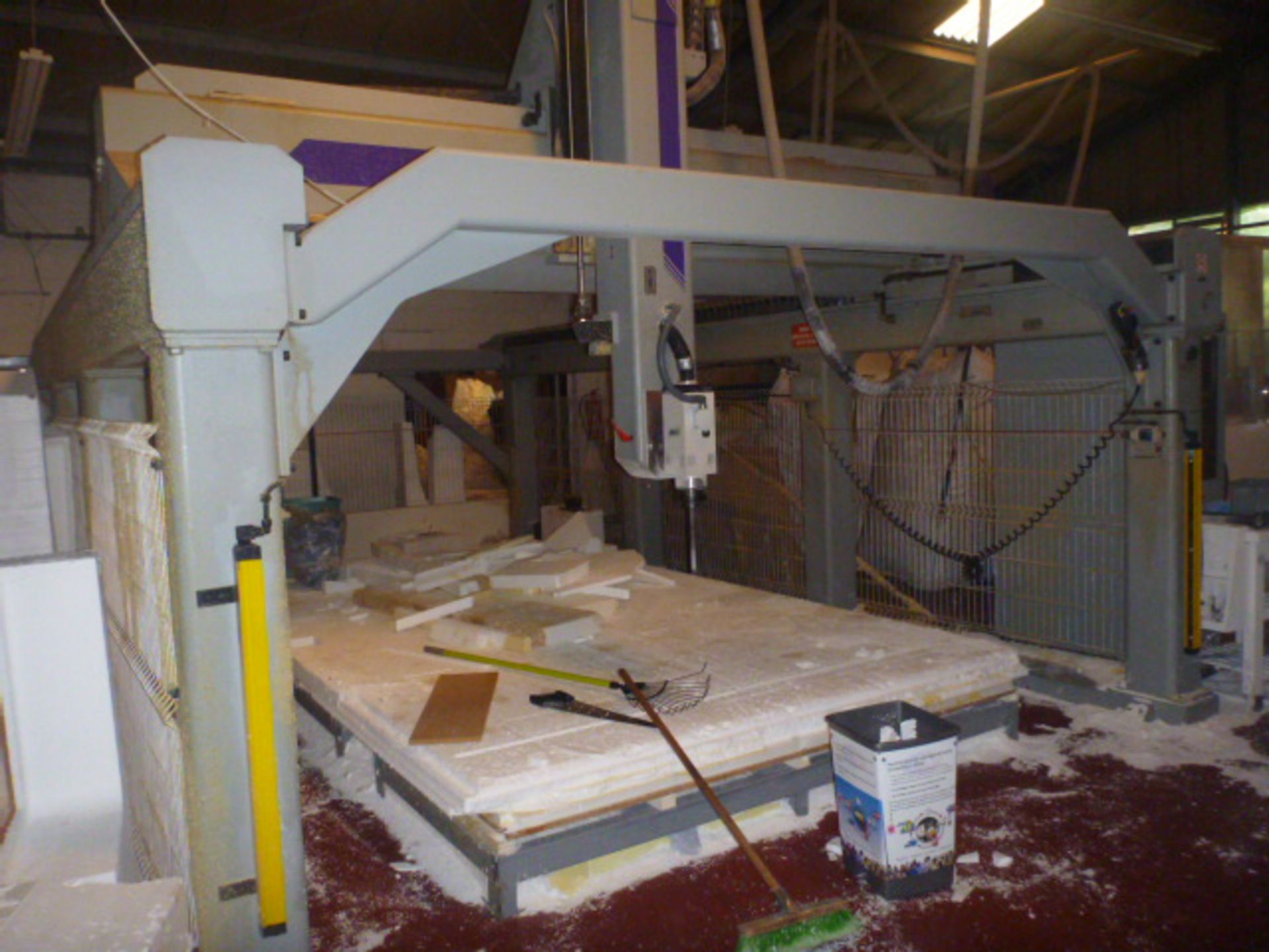 Bermaq SG Gantry 3+2 Axis Router/Carver with Heidenhain iTNC 530 Controls. Serial No 161, Year 2002.