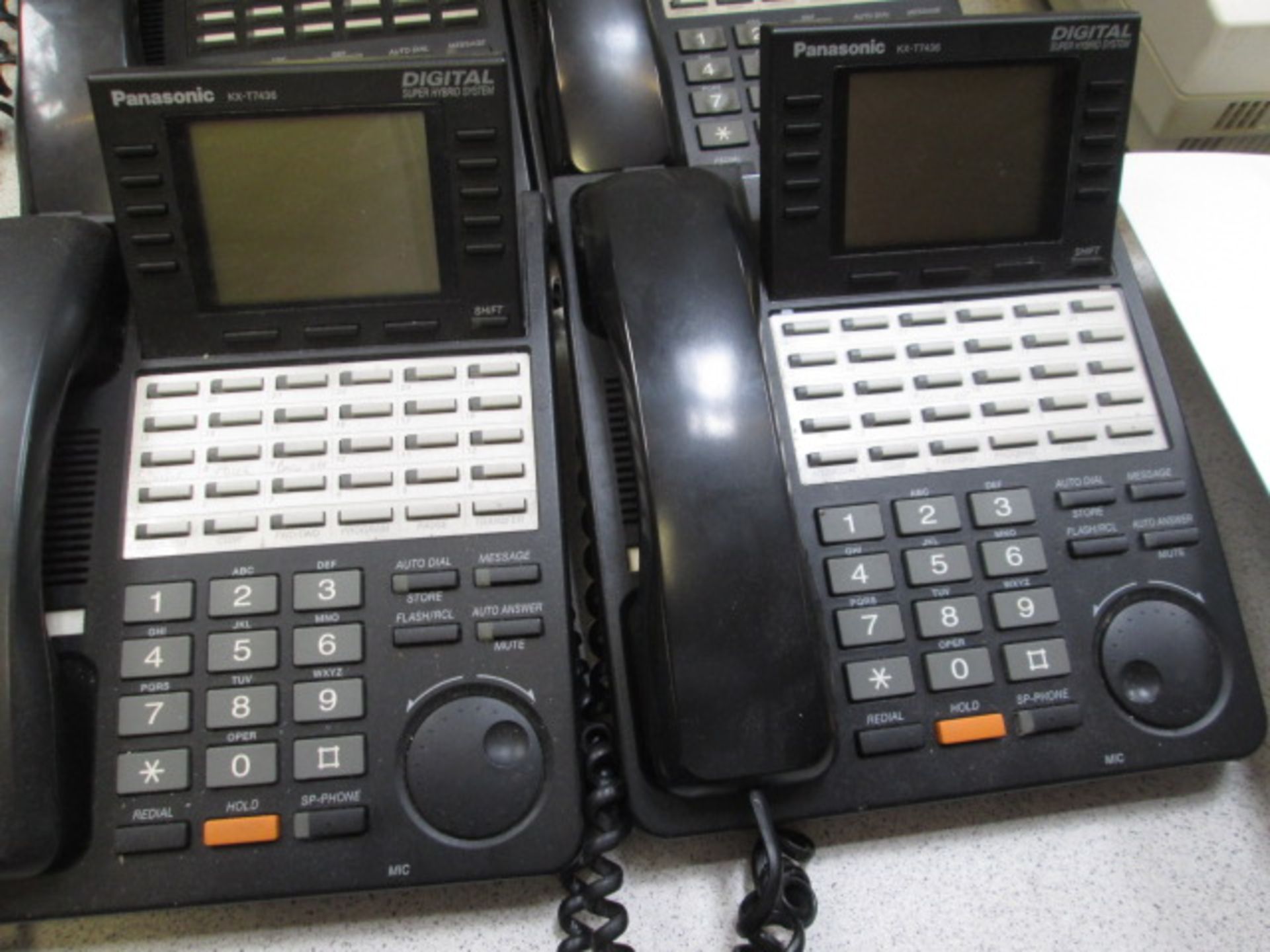 2 x Panasonic Digital Hybrid Phone Systems, Models KX-TEB308 & KX-TD816E with 6 Panasonic Telephone - Image 2 of 5