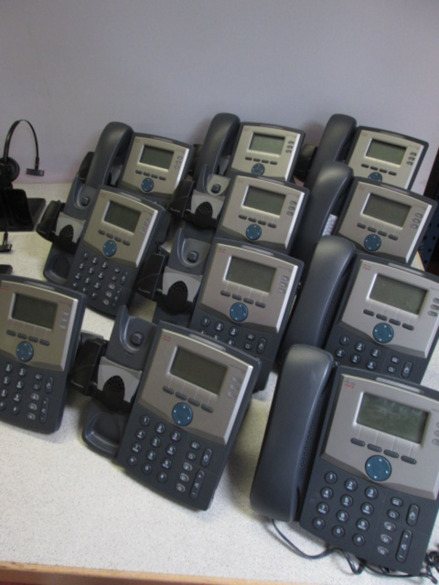 Lot to Include a Quantity of IP Phones and Wireless Headsets: 11 x Cisco IP 303 Hand Sets (Missing 5 - Image 2 of 10