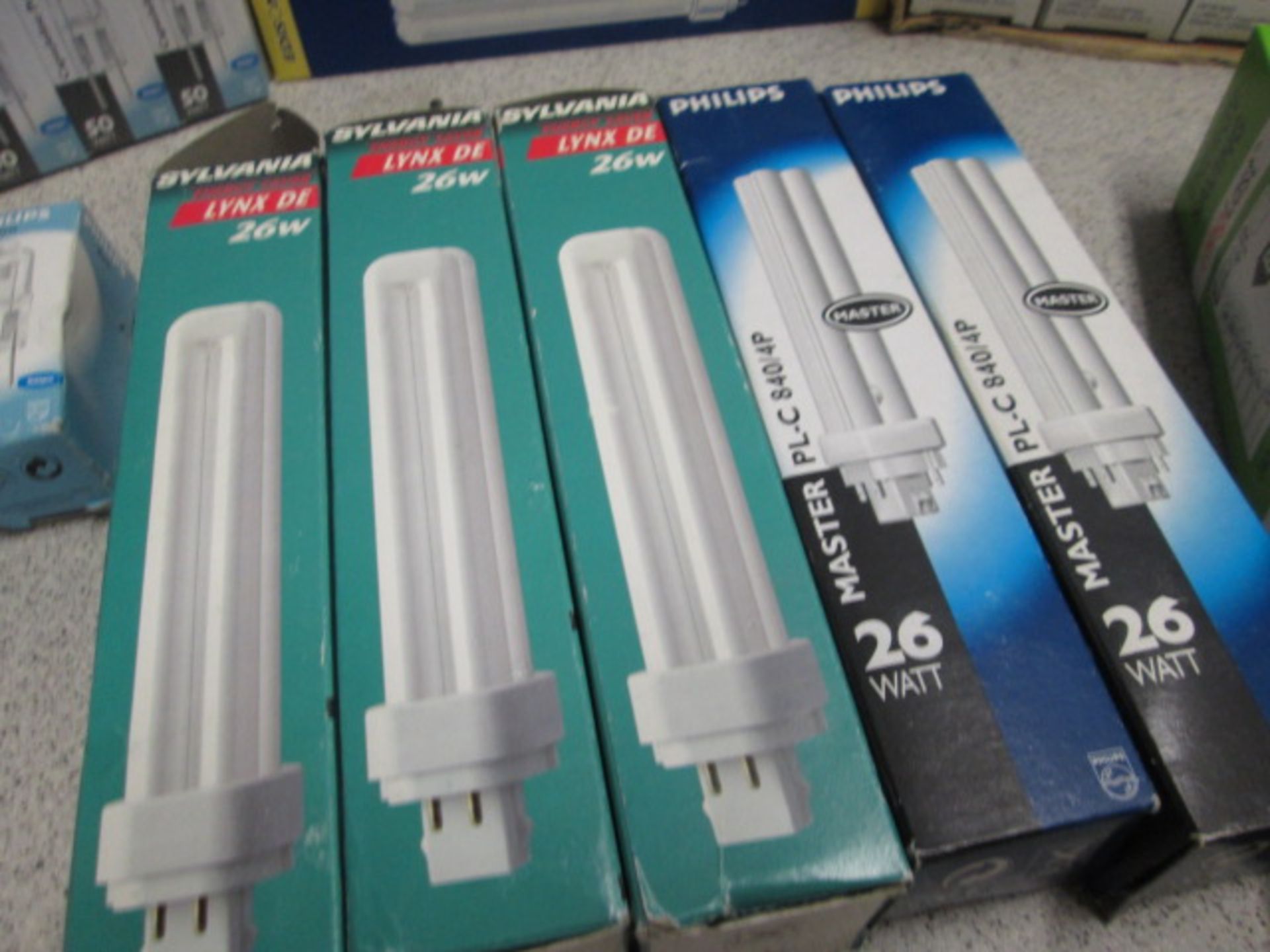 70 x Assorted Bulbs to Include: Longlast, Phillips, Osram, Edison, Sylvania & 1 x Wall Uplighter - Image 4 of 9