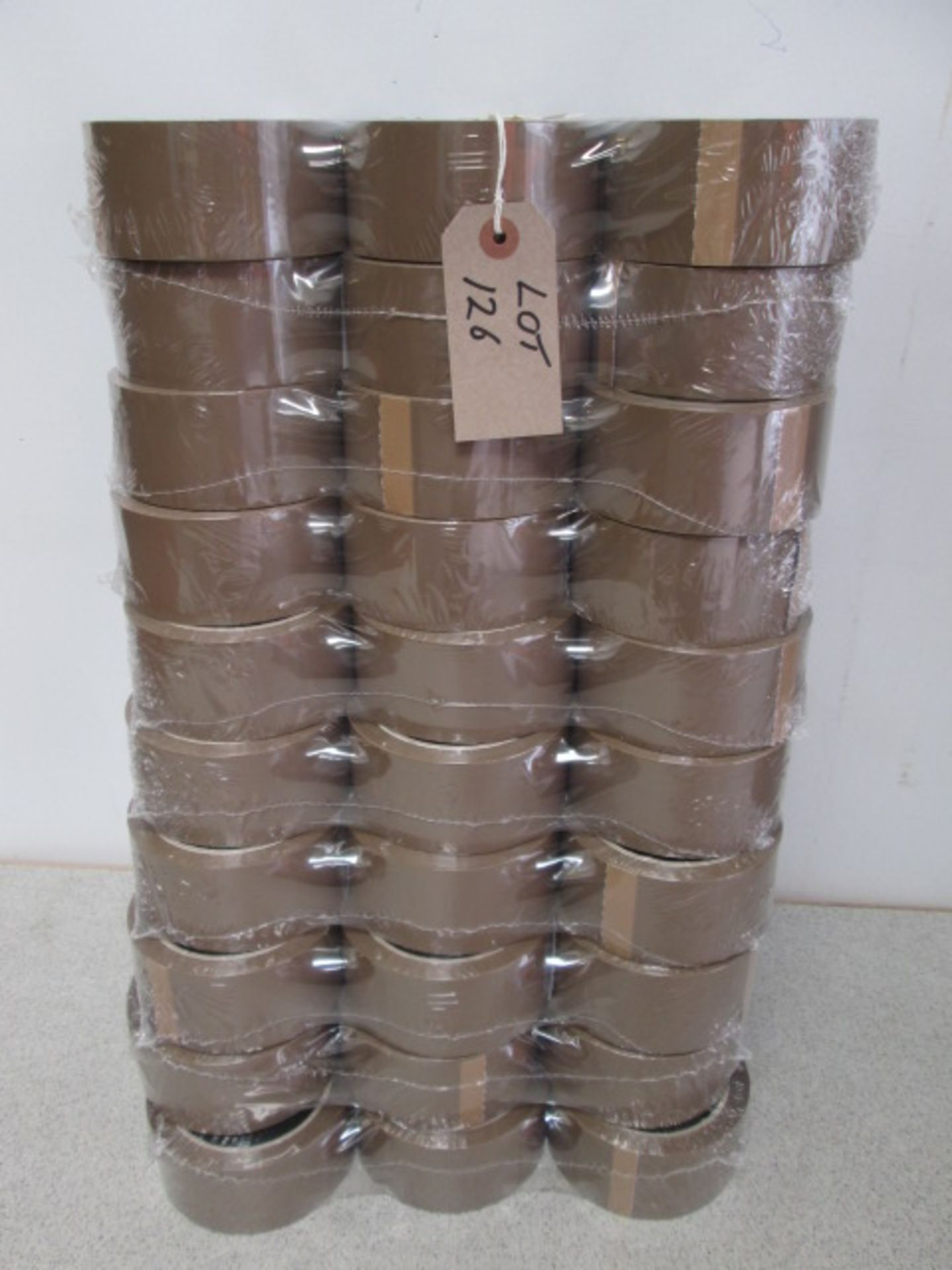 60 Rolls of Prima Brown Packaging Tape. New & Unused