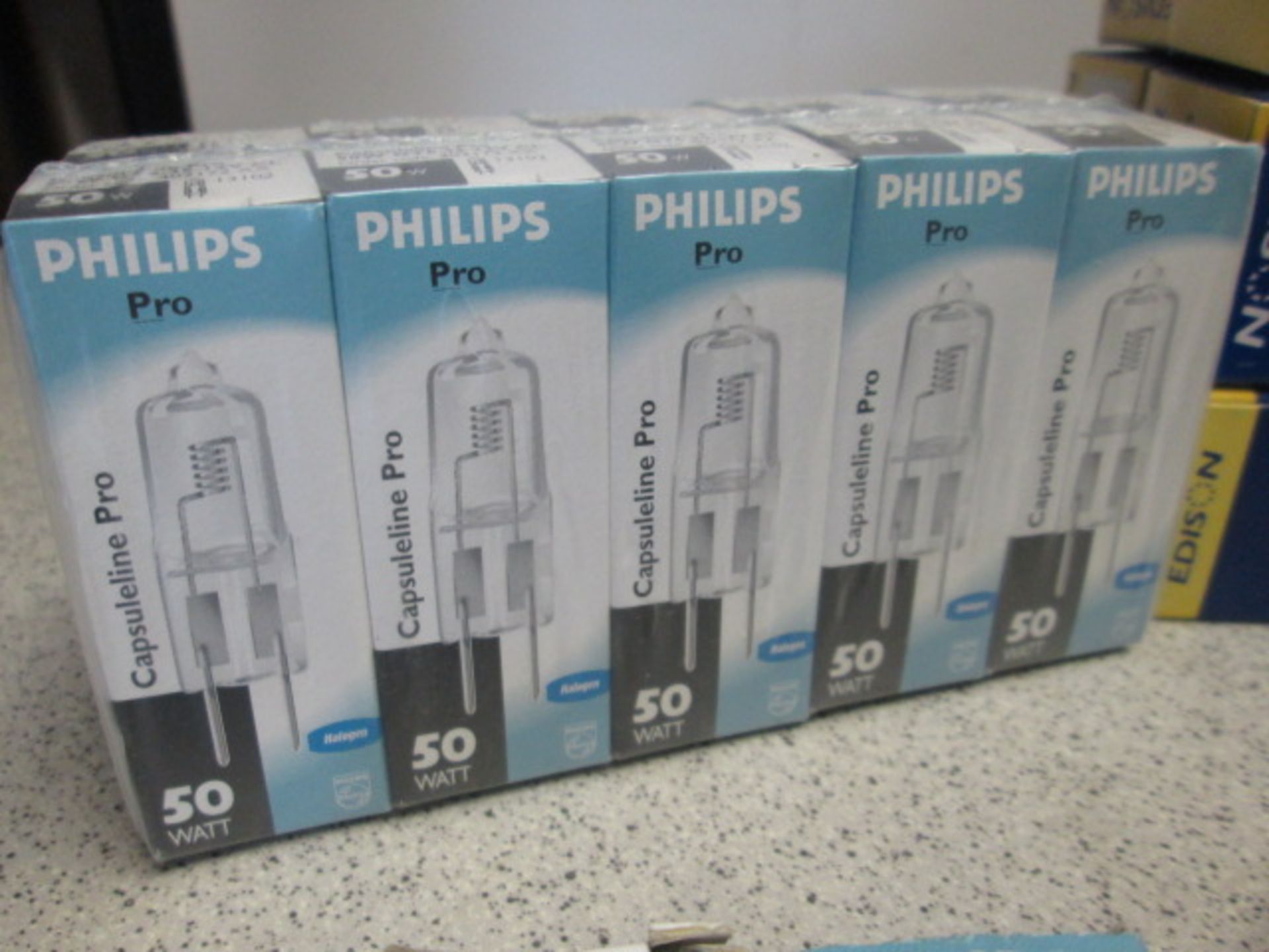 70 x Assorted Bulbs to Include: Longlast, Phillips, Osram, Edison, Sylvania & 1 x Wall Uplighter - Image 2 of 9