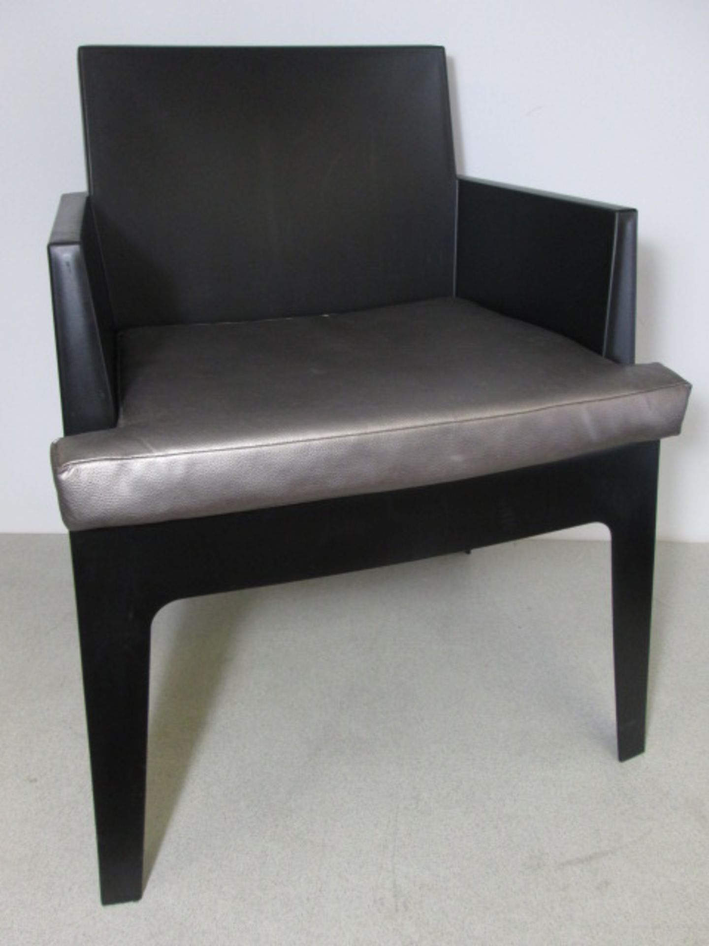 4 x Siesta Recyclable Polypropylene Stacking Outdoor Armchair in Matt Black, Model 058 Box. Comes - Image 4 of 8