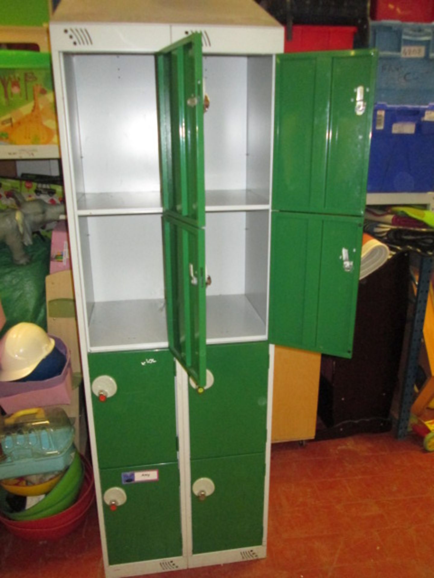 8 Locker Personnel Cabinet - Image 2 of 2