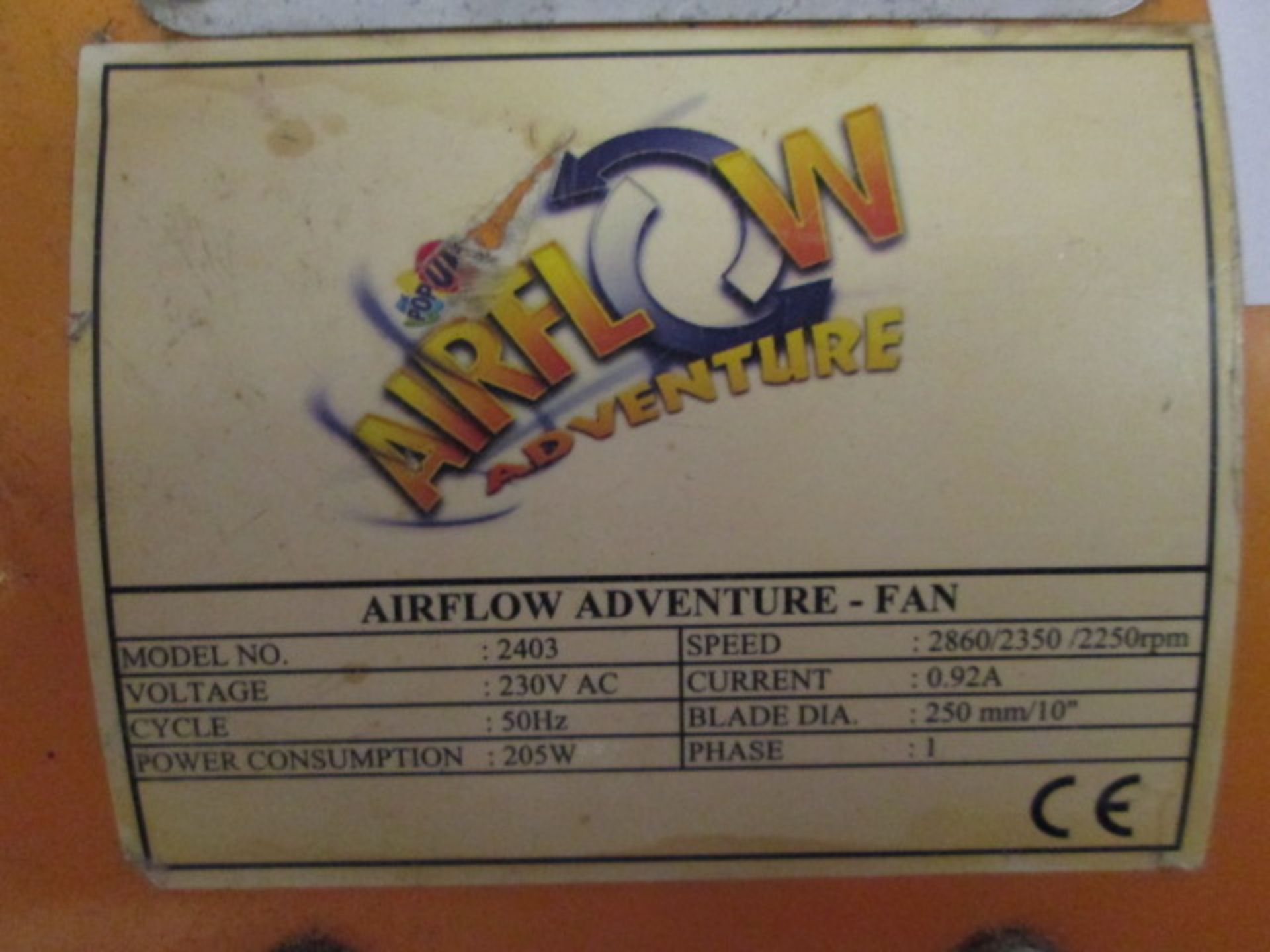 Airflow Adventure Fan, Model 2403 - Image 2 of 2