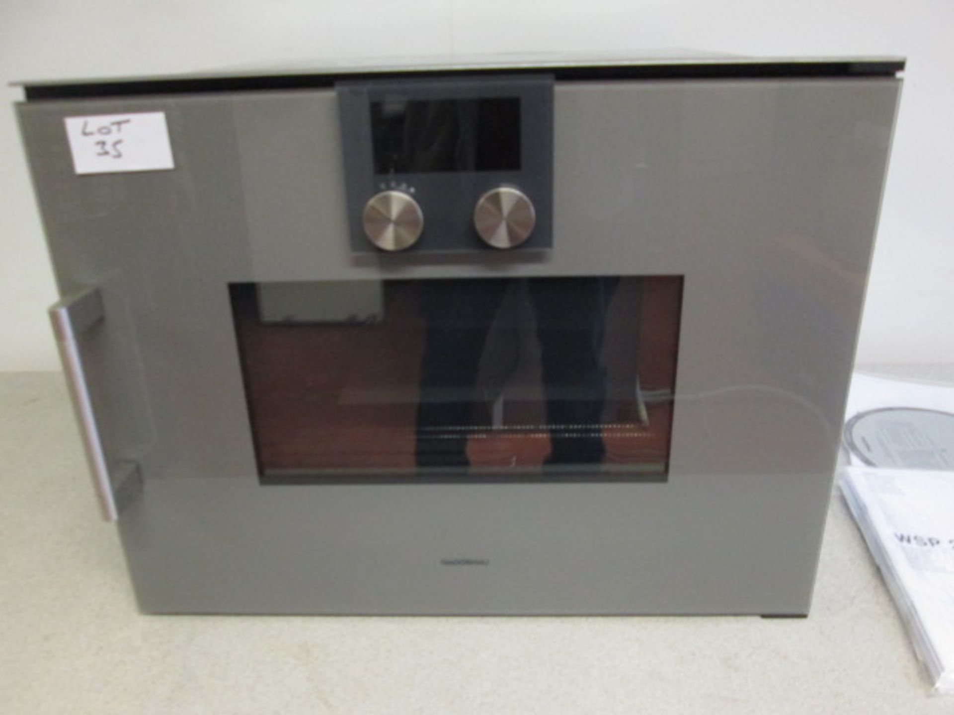 Gaggenau Combi-Microwave Oven, 200 Series, Model BMP250110 with Manuals (As New/Ex Display)