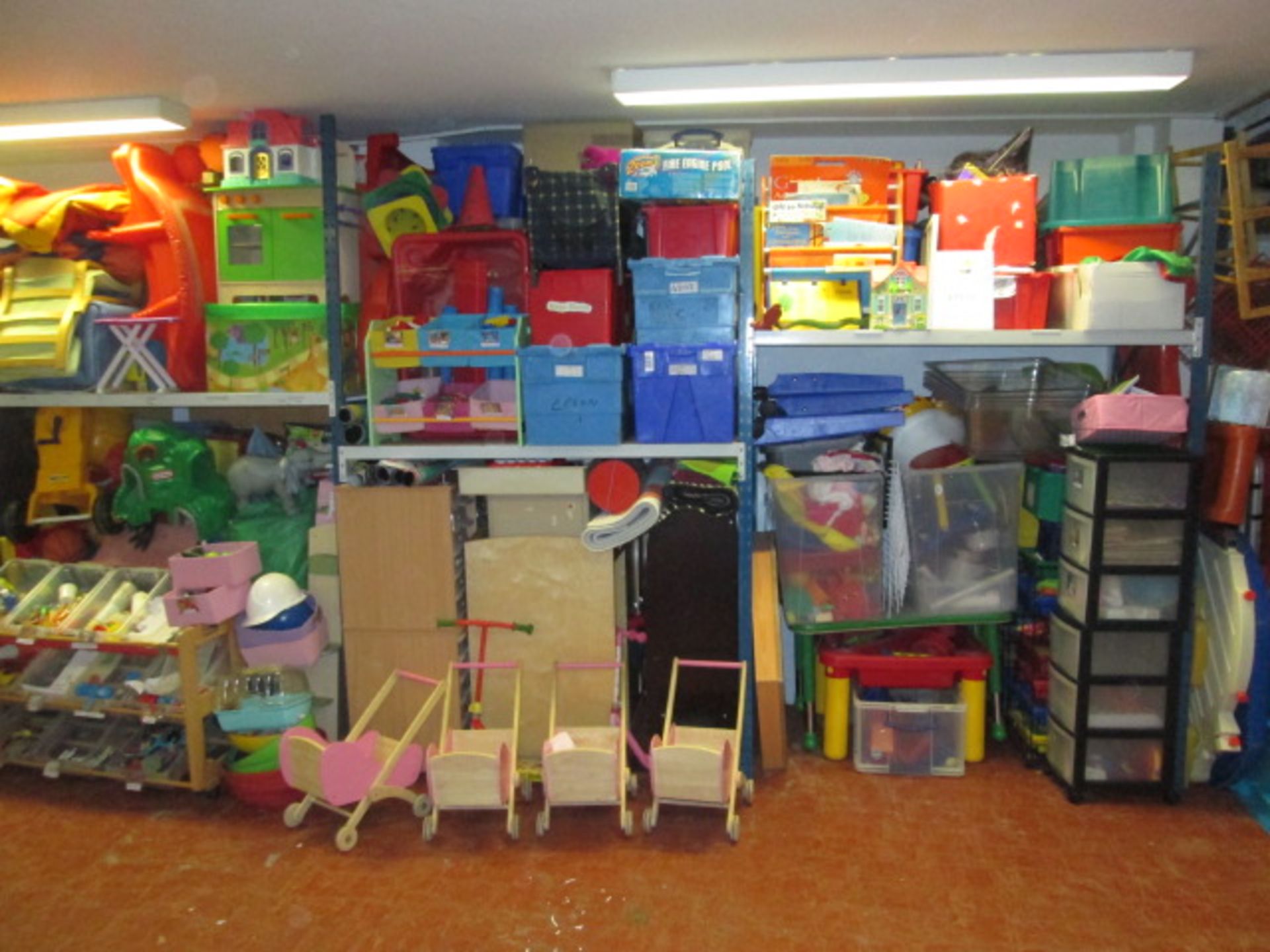 Entire Contents of Children's Nursery to Include: Soft Play, Toys, Dolls, Building Blocks, Books,