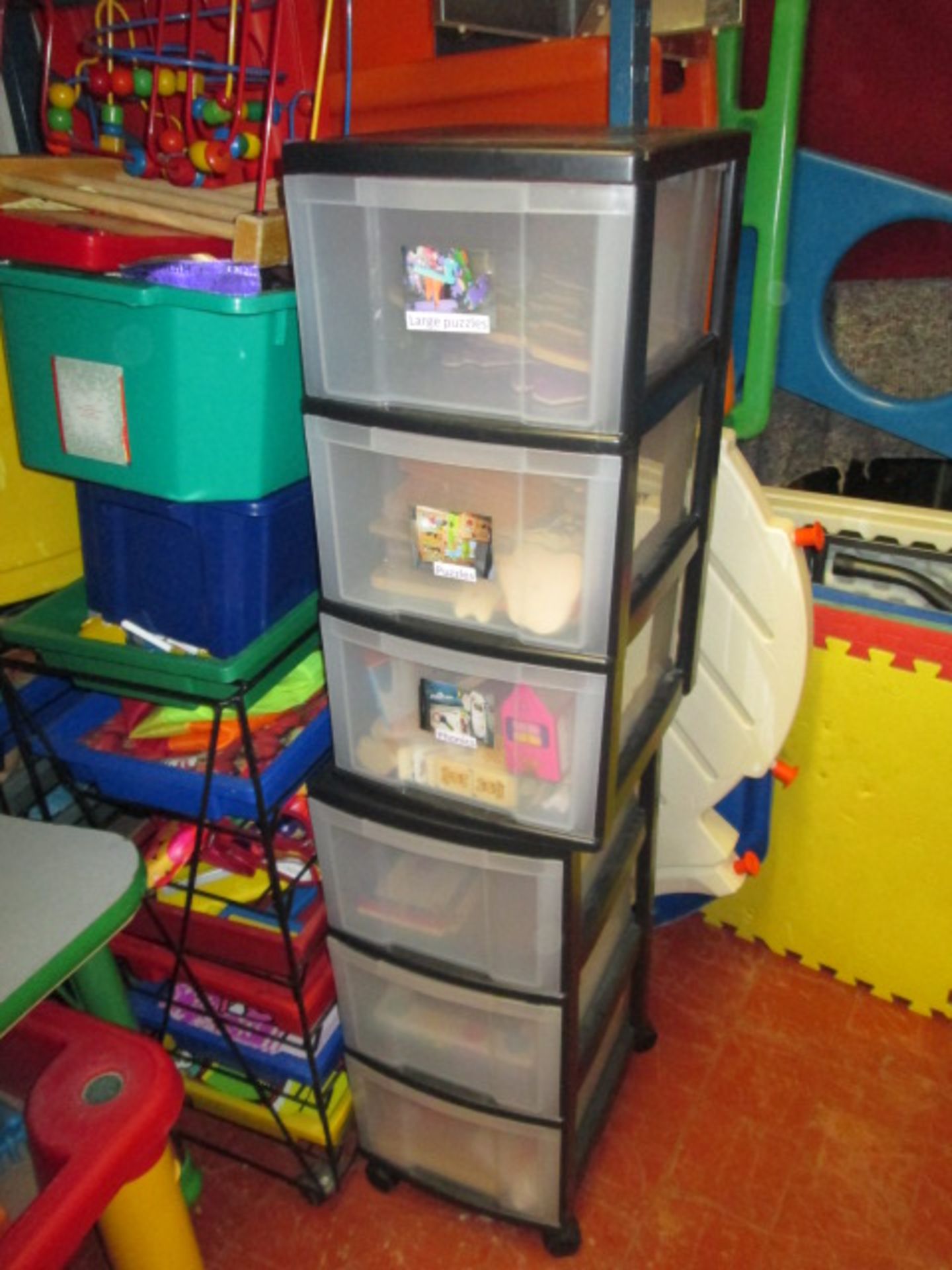 Entire Contents of Children's Nursery to Include: Soft Play, Toys, Dolls, Building Blocks, Books, - Image 60 of 64